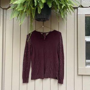 SOLD LOFT Embellished Sweater
